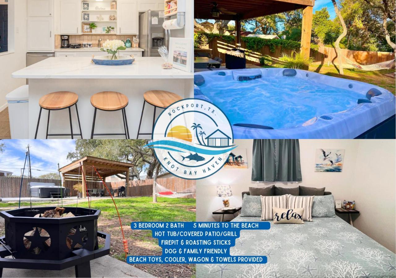 Knot Bay Haven, Dog Friendly, Hot Tub, Fenced Yard, Patio And Grill, 3 Br Villa Рокпорт Екстериор снимка